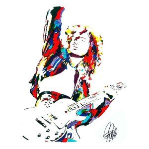 Jimmy Page Led Zeppelin Guitar Hard Rock Music Poster Print Wall Art 18"x24"